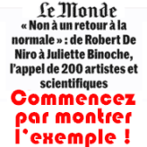 « Non à un retour à la normale… » Et si on commençait par les artistes !