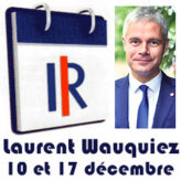 Elections LR – le candidat Laurent Wauquiez