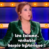 Léa Salamé, véritable harpie hystérique !